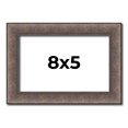 thumbnail image 1 of 8x5 IN Frame Silver Real Wood Picture Frame Width 1.25 Inches | Interior Frame Depth 0.5 Inches |, 1 of 8