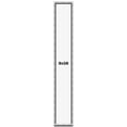 thumbnail image 1 of 8x58 Frame Brushed Silver Solid Wood Picture Frame | 0.75 Inch Moulding Width | Rabbet Depth 0.75, 1 of 5