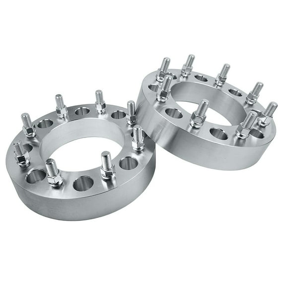 8x6.5 to 8x200 Wheel Adapters 2" inch Compatible with RAM 8x200 Makes Compatible with GMC Compatible with Chevy Silverado Set of 2