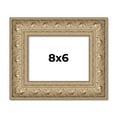 thumbnail image 1 of 8x6 Frame Ornate Silver Beaded Solid Wood Picture Frame Width 2.5 Inches | Interior Depth 1 Inches, 1 of 8