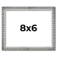 thumbnail image 1 of 8x6 Frame Silver Picture Frame - Complete Modern Photo Frame Includes UV Acrylic Shatter Guard, 1 of 8