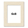 thumbnail image 1 of 6x8 Frame White Barnwood Picture Frame - Complete Modern Photo Frame Includes UV Acrylic Shatter, 1 of 8