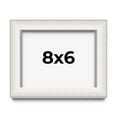 thumbnail image 1 of 8x6 Shadow Box Silver Brushed Striped Display Frame | 1.625 Inches Deep | 1 Inch Moulding Width |, 1 of 8