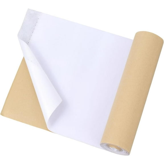 8x60.6 Inch White Velvet Self Adhesive Material Repair Patch Flock Backing Paper Liner Solid Color Soft Wallpaper Stick on Fabric for Inside Jewelry Boxes Upholstery Drawer DIY Craft Supply