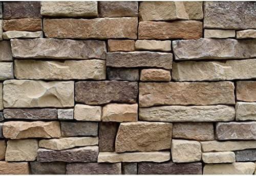 8x6FT Vintage Brick Wall Polyester Backdrop Retro Rustic Irregular ...