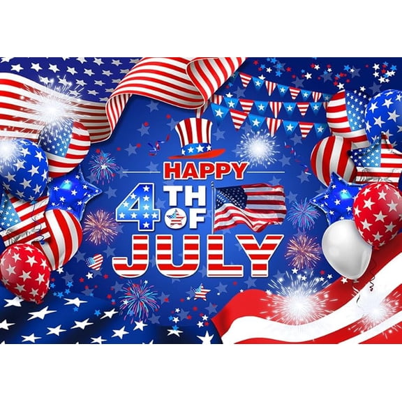 8x6ft American Flag Backdrop Independence Day Background for Photography 4th of July Backdrop for Independence Day Party Photoshoot American Flag Banner Day Party Decoration
