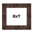 thumbnail image 1 of 8x7 Frame Brown Burl Real Wood Picture Frame Width 1.625 Inches | Interior Frame Depth 0.5 Inches |, 1 of 8
