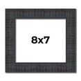 thumbnail image 1 of 8x7 Frame Brown Rustic Solid Wood Picture Frame 1.5 Inches Wide | Interior Frame Depth 0.5 Inches |, 1 of 8
