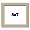 thumbnail image 1 of 8x7 Frame Grey Solid Wood Picture Frame Width 1 Inches | Interior Frame Depth 0.5 Inches |, 1 of 8