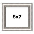 thumbnail image 1 of 8x7 Frame Silver Real Wood Picture Frame Width 1.25 Inches | Interior Frame Depth 0.5 Inches |, 1 of 8