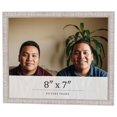 thumbnail image 1 of 8x7 Frame White Real Wood Picture Frame Width 0.75 inches | Interior Frame Depth 0.5 inches |, 1 of 8