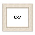 thumbnail image 1 of 8x7 Frame White Real Wood Picture Frame Width 1.75 inches | Interior Frame Depth 0.5 inches |, 1 of 8