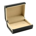 thumbnail image 1 of 8x7x4cm Velvet Tie Bar links Storage Box Mens Gift Case Black-link, 1 of 8