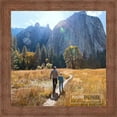 thumbnail image 1 of 8x8 Brown Rustic Wide Barnwood Picture Frame - UV Acrylic, Foam Board Backing, Hanging Hardware, 1 of 8