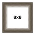 thumbnail image 1 of 8x8 Frame Brown Solid Wood Picture Frame | 1.75 Inch Moulding Width | Austin Frame Complete with UV, 1 of 8