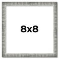thumbnail image 1 of 8x8 Frame Silver Picture Frame - Modern Photo Frame Includes UV Acrylic Shatter Guard Front, Acid, 1 of 8