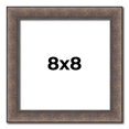 thumbnail image 1 of 8x8 Frame Silver Real Wood Picture Frame Width 1.25 Inches | Interior Frame Depth 0.5 Inches | Diem, 1 of 8