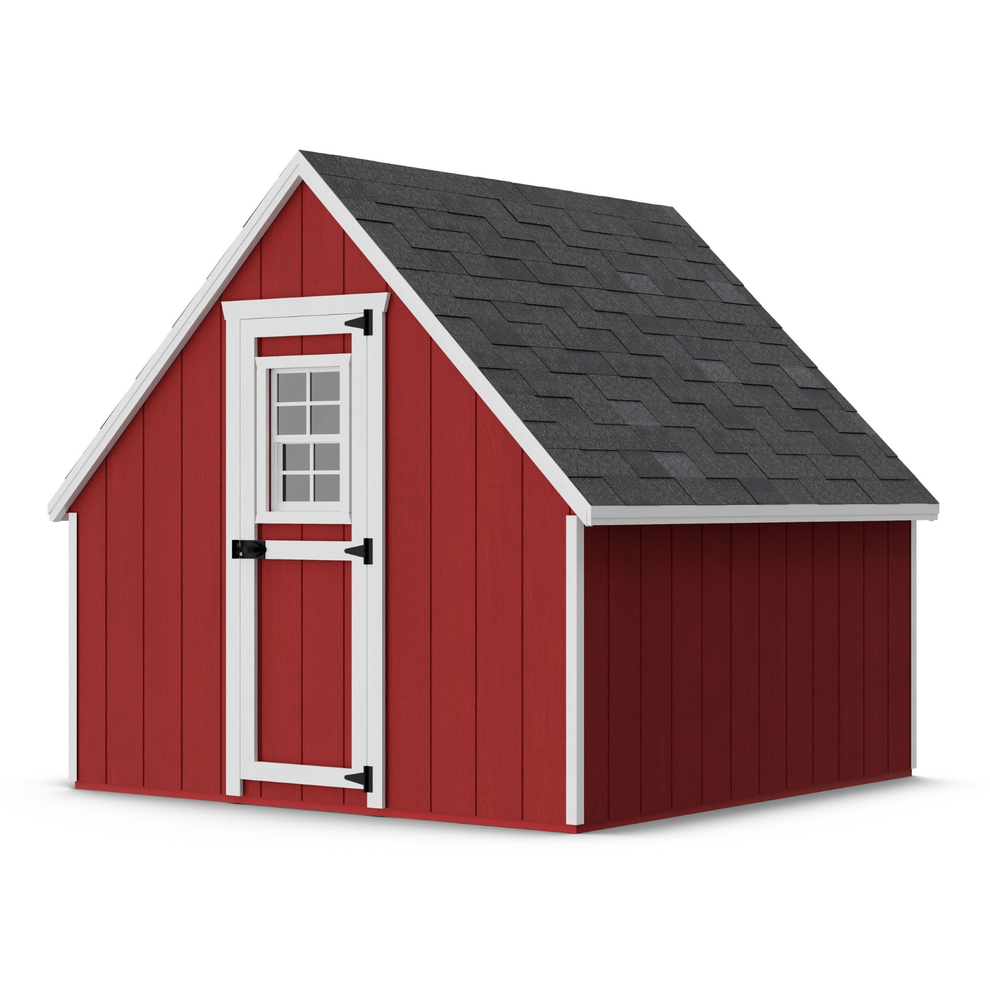 Little Cottage Co. 8x8 Value A-Frame Barn Coop, Outdoor Wood Chicken Coop Do-It-Yourself Precut Kit
