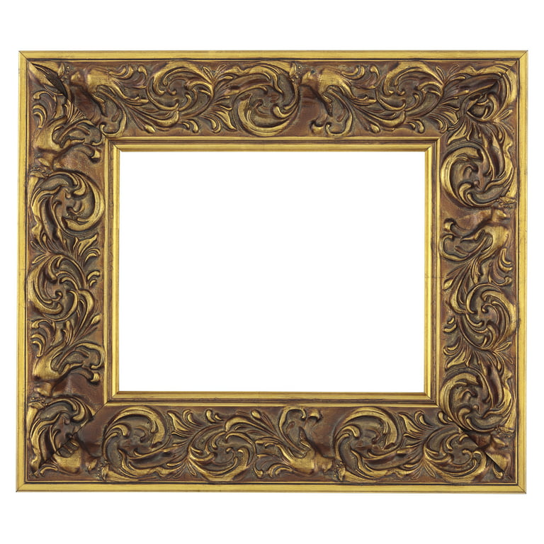 8x8 Imperial Frames Kensington Artist Vintage Picture Frame for 5/8 Thick  Canvas, Museum Quality Wooden Antique Photo Frame