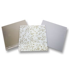 8x8 Light Brown Opalescent Glass Pack 3pcs