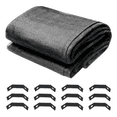thumbnail image 1 of 8x8 Pergola Canopy - Charcoal Gray Top Shade Cover for 8' x 8' Pergola - Includes Mounting Brackets, 1 of 1