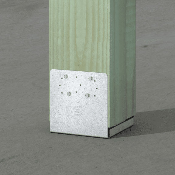 8x8 Post Base - Single Pack Residential Use, Standard Application