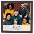 thumbnail image 1 of 8x8 Rustic Brown Real Wood Picture Frame Width 0.75 inches | Interior Frame Depth 0.5 inches |, 1 of 8