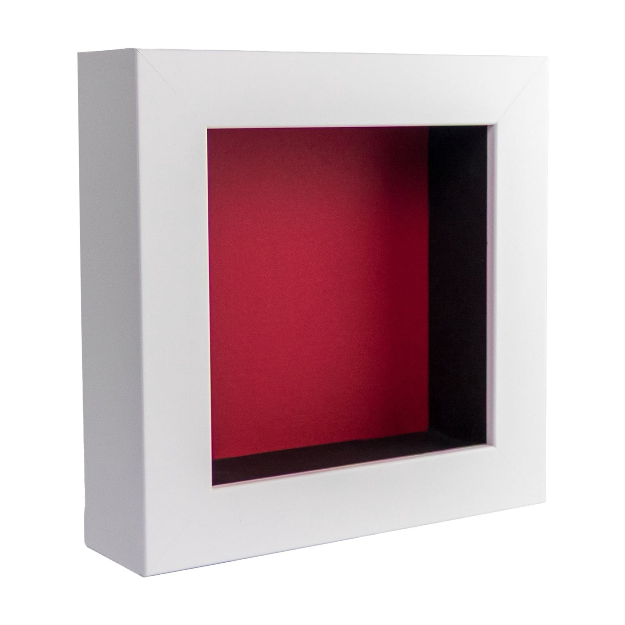 8x8 Shadow Box Frame In White With A 1 3/4