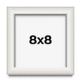 thumbnail image 1 of 8x8 Shadow Box Silver Brushed Striped Display Frame | 1.625 Inches Deep | 1 Inch Moulding Width |, 1 of 8