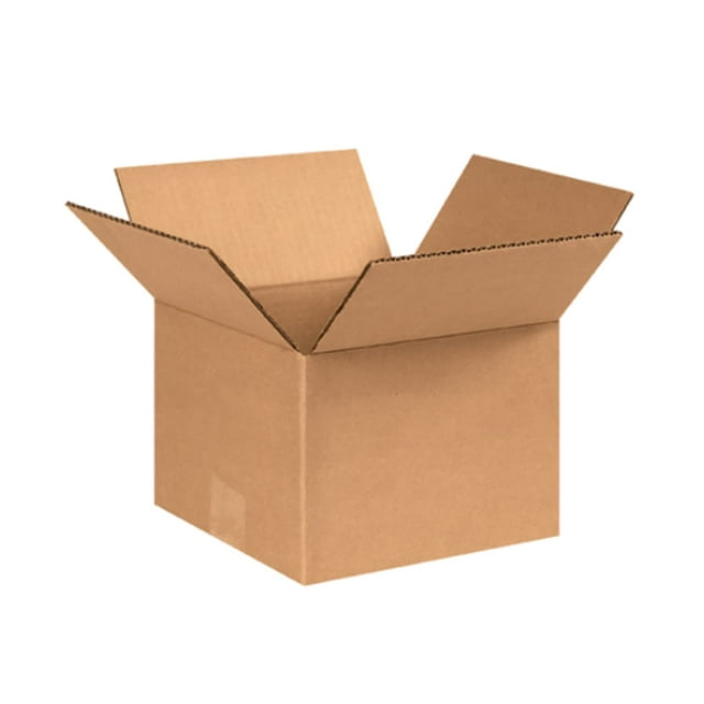 8x8x6 Inches Corrugated Cardboard Boxes 100 Pack, Heavy Duty Shipping ...