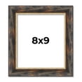 thumbnail image 1 of 8x9 Frame Gold Real Wood Picture Frame Width 1.5 inches | Interior Frame Depth 0.5 inches | Garrett, 1 of 8