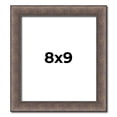 thumbnail image 1 of 8x9 Frame Silver Real Wood Picture Frame Width 1.25 Inches | Interior Frame Depth 0.5 Inches | Diem, 1 of 8