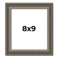 thumbnail image 1 of 8x9 Frame Silver Real Wood Picture Frame Width 1.25 Inches | Interior Frame Depth 0.5 Inches |, 1 of 8