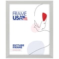 thumbnail image 1 of 8x9 Picture Frame Silver Glory Metal, OE40159, 0.625 Inch Metal, Glass, Wall Display, 1 of 4