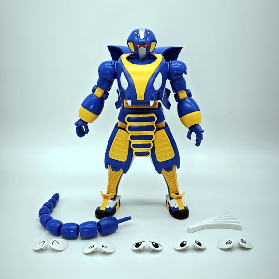 9.05 Inch Insect Theme Mecha Robot, Sci-Fi Style Transformable Action Figure for Desktop Display (TJXB003)