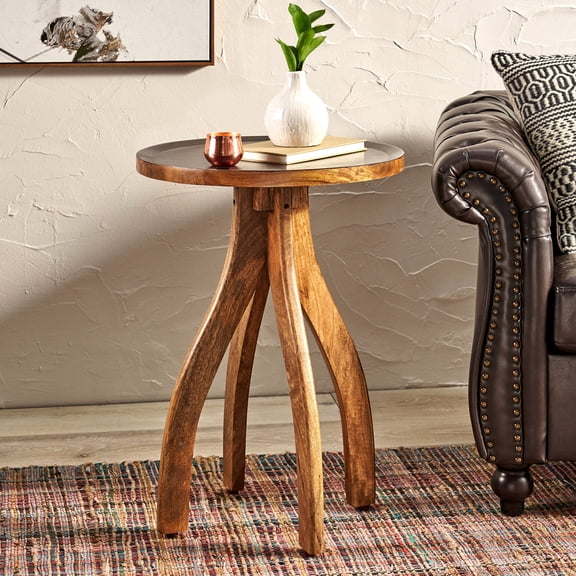 9.08 lb Lightweight - Lipped Tabletop Feature - Sofa Companion - Offer a Refined Vibe