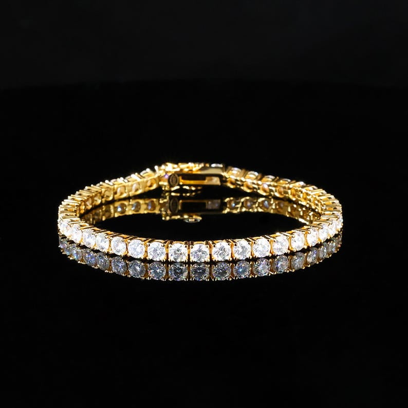 4.9 Carat Moissanite Bracelet