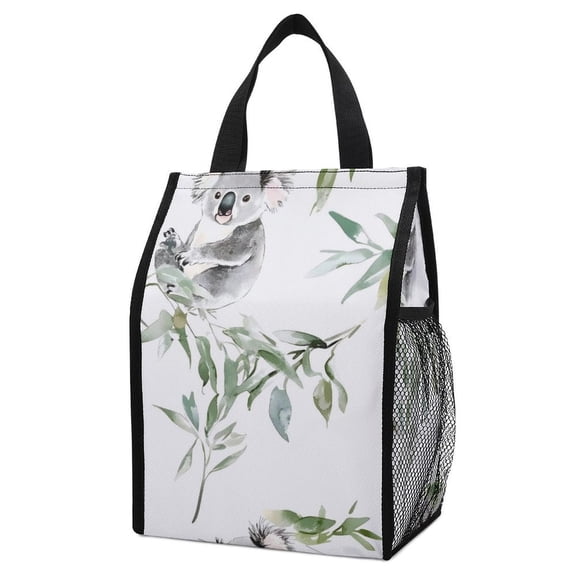 9.112.6 In Pocket Thermal Insulation Bag Leak-Proof Easy To Clean Large Capacity Folding Easy To Carry Koala Tree Branches