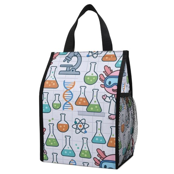9.112.6 In Pocket Thermal Insulation Bag Leak-Proof Easy To Clean Large Capacity Folding Easy To Carry Science Lab Axolotls - Educational Play