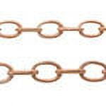 9 1/2 Inch Copper Anklet, 3/16 of an inch wide, CA621G - Made in the USA.