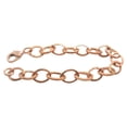 thumbnail image 1 of 9 1/2 Inch Solid Copper Bracelet, 5/16 of an inch wide, CB681G - Made in the USA. Medium weight design., 1 of 2