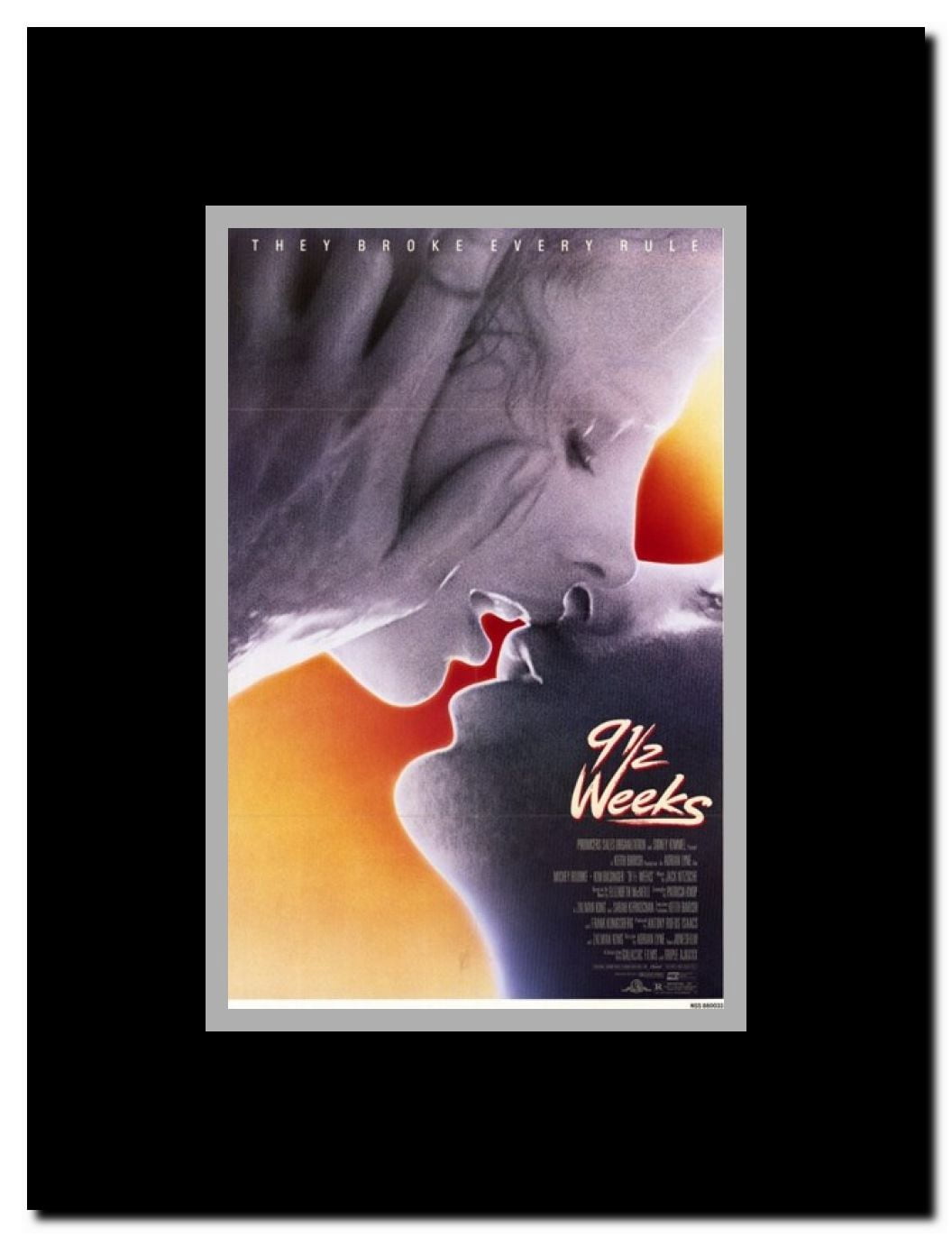 9 1-2 Weeks Framed Movie Poster