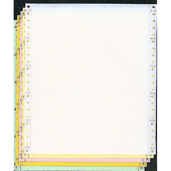 9-1/2 x 11" Continuous Paper 15# Color, 5 Part, Side Perfs