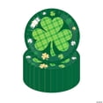 thumbnail image 1 of 9 1/4" Green St. Patrick's Day Shamrock Disposable Paper Dinner Plates – 24 Count, 1 of 1