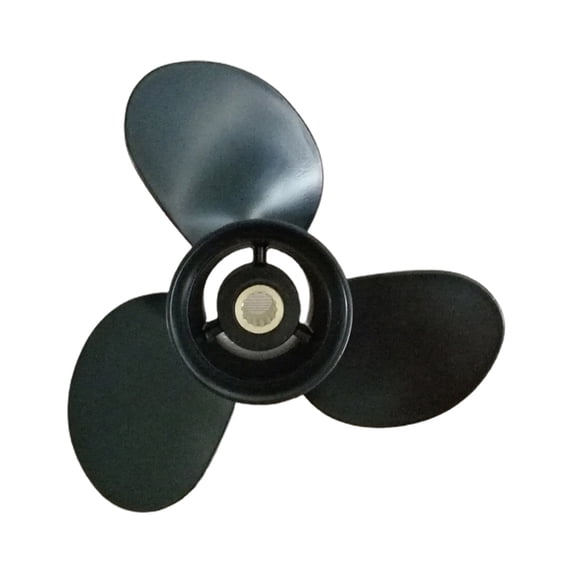 9 1/4 x 948-828156A12 Upgrade Aluminum Outboard Propeller 3 Blades 8 Spline Tooth, For Outboard Engines 6-15 HP