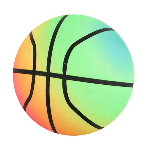 9.1'' Rainbow Playground Ball for Kids, Bouncy Kick Ball for Backyard, Park, and Beach Outdoor Fun, Durable Outside Play Toys for Boys and Girls