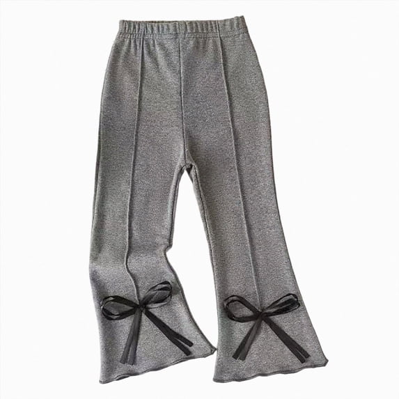 9-10 Years Child Kid Girls Cargo Pants Elastic Waist with Pockets Lounge Joggers Trousers for Girl