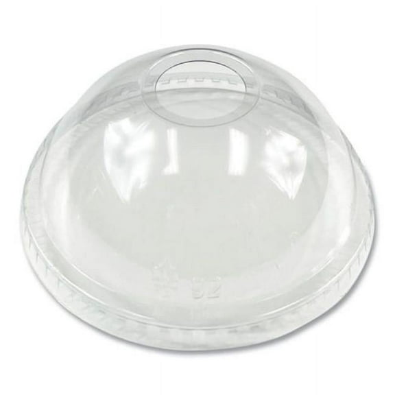 9-10 oz Pet Cold Cup Dome Lids, Clear - 1000 Count