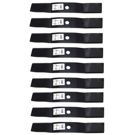 (9) 10284 Rotary Blades Compatible With John Deere M136194, Windsor 50-4426