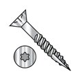 thumbnail image 1 of 9-10X3 6 Lobe Flat Nib Coarse Thread Type17 Exterior screw Part Thread 18 8 Stainless Steel (Pack Qty 1,500) BC-0948DTF17188, 1 of 1